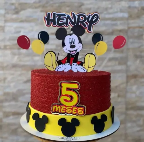 Arquivo Corte Topo de Bolo Mickey
