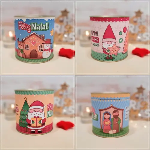 Arquivo Corte Tubo Lata Natal