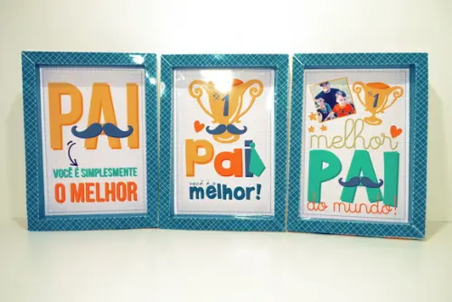 ARQUIVO CORTE TRIO QUADRINHO DIA DOS PAIS