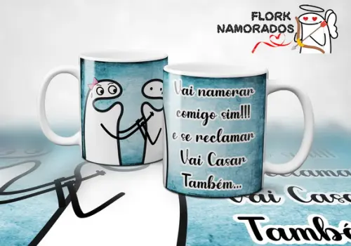 Arquivo Digital 30 Arte Caneca Dia dos Namorados