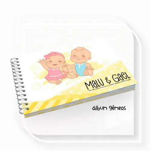Arquivo Digital Álbum Bebê Gêmeos