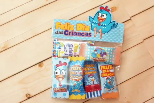 Arquivo Digital Arte Bala Galinha Pintadinha