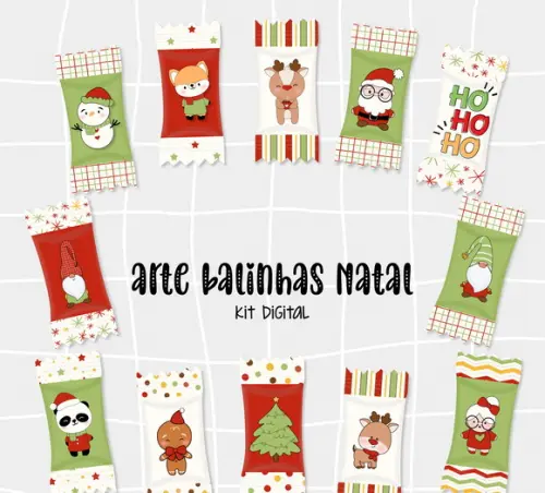 Arquivo Digital Arte Bala Natal