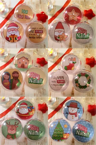 Arquivo Digital Arte Bolinha Natal