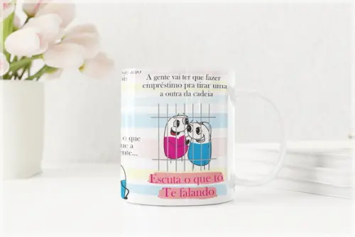Arquivo Digital Arte Caneca Amiga