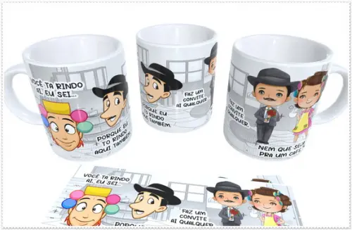 Arquivo Digital Arte Caneca Chaves
