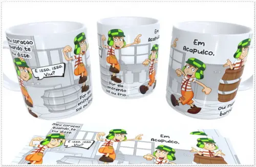 Arquivo Digital Arte Caneca Chaves