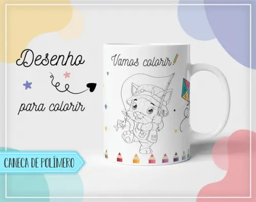 Arquivo Digital Arte Caneca DIA DAS CRIANÇAS