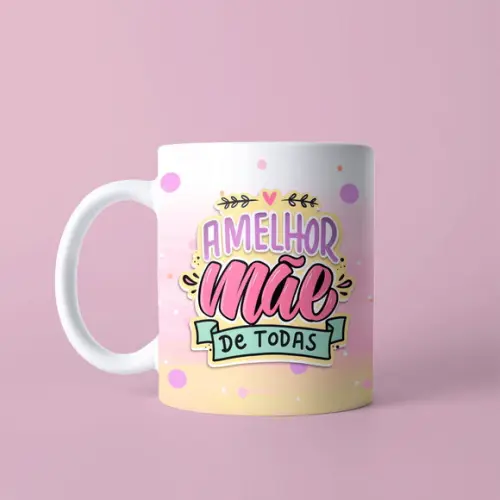 Arquivo Digital Arte Caneca Dia das Mães