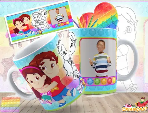 Arquivo Digital Arte Caneca DIA DAS CRIANÇAS