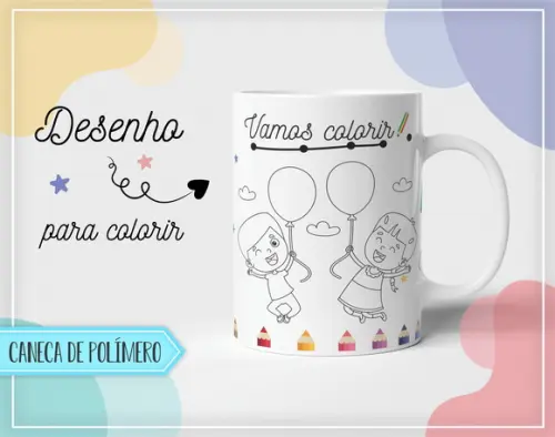 Arquivo Digital Arte Caneca DIA DAS CRIANÇAS