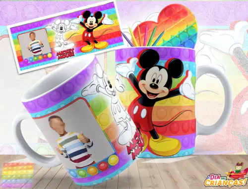 Arquivo Digital Arte Caneca DIA DAS CRIANÇAS