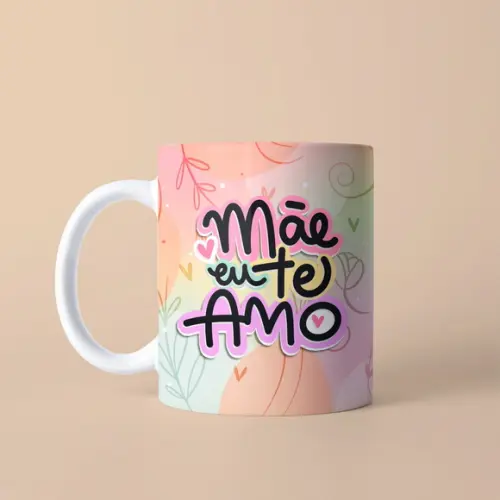 Arquivo Digital Arte Caneca Dia das Mães