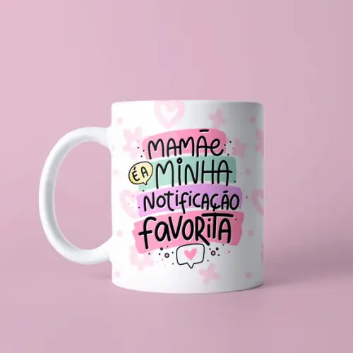 Arquivo Digital Arte Caneca Dia das Mães