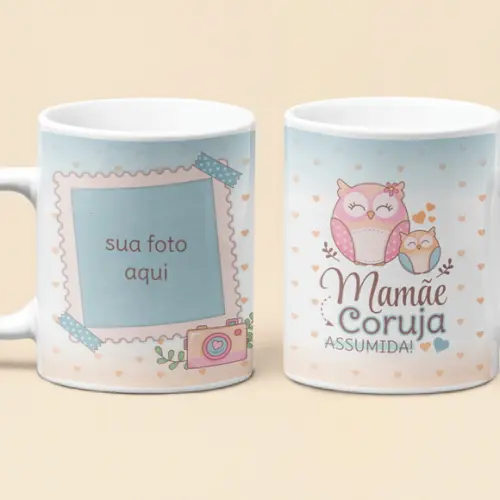 Arquivo Digital Arte Caneca Dia das Mães