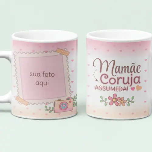 Arquivo Digital Arte Caneca Dia das Mães