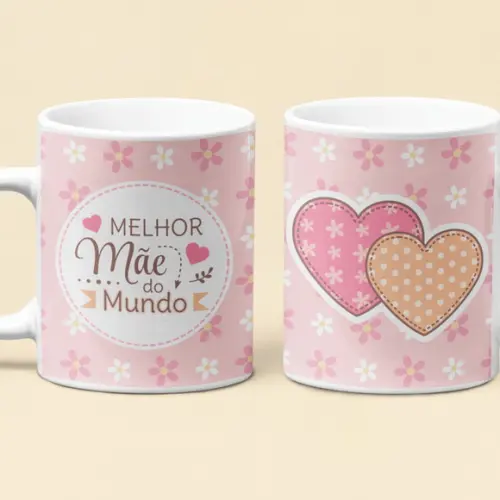 Arquivo Digital Arte Caneca Dia das Mães