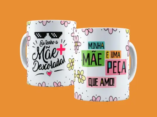 Arquivo Digital Arte Caneca Dia das Mães