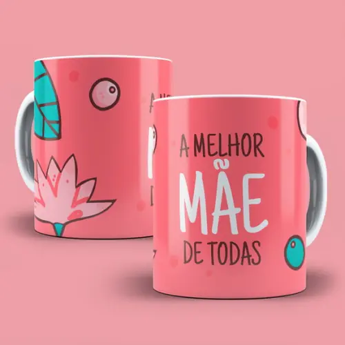 Arquivo Digital Arte Caneca Dia das Mães