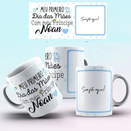Arquivo Digital Arte Caneca Dia das Mães