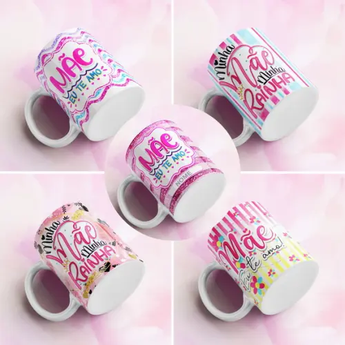 Arquivo Digital Arte Caneca Dia das Mães