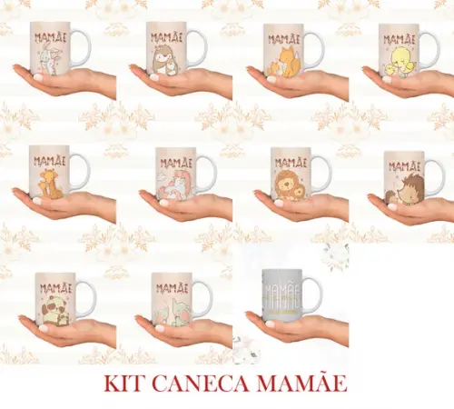 Arquivo Digital Arte Caneca Dia das Mães