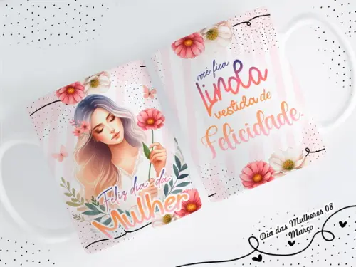 Arquivo Digital Arte Caneca Dia das Mulheres