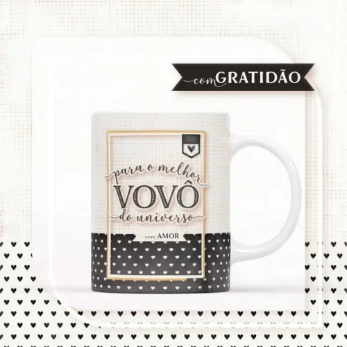 Arquivo Digital Arte Caneca Dia dos Avós