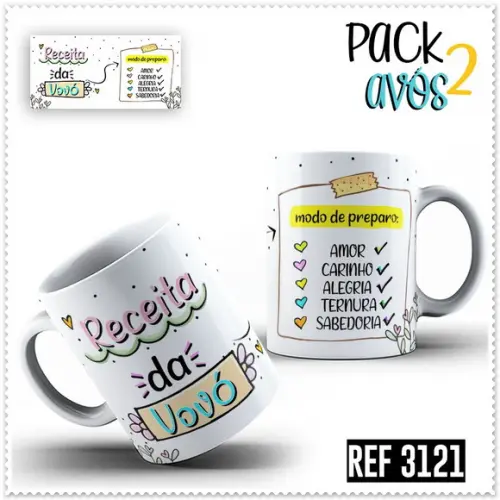 Arquivo Digital Arte Caneca Dia dos Avós