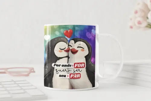 Arquivo Digital Arte Caneca Dia dos Namorados