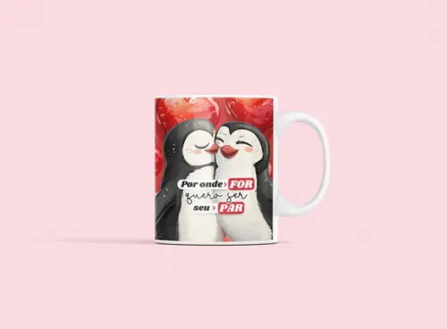 Arquivo Digital Arte Caneca Dia dos Namorados