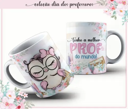 Arquivo Digital Arte Caneca Dia dos Professores