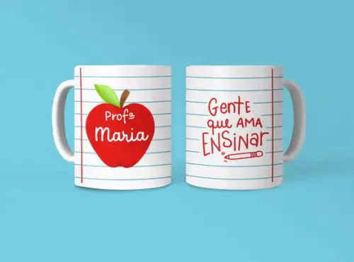 Arquivo Digital Arte Caneca Dia dos Professores