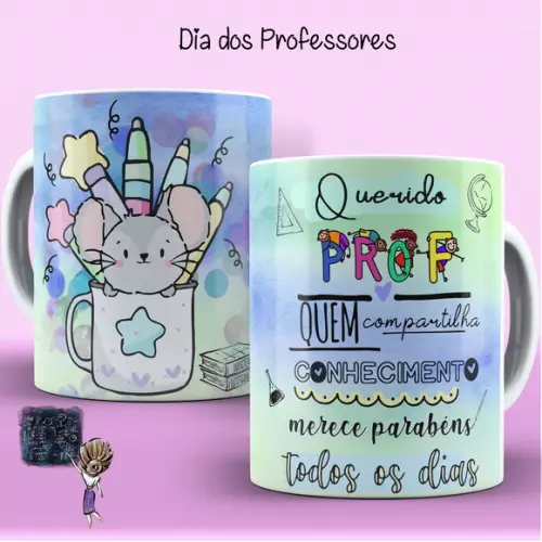 Arquivo Digital Arte Caneca Dia dos Professores
