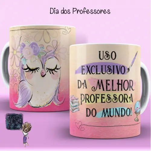 Arquivo Digital Arte Caneca Dia dos Professores