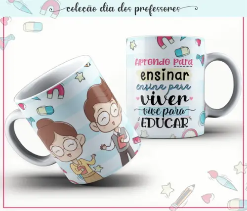 Arquivo Digital Arte Caneca Dia dos Professores