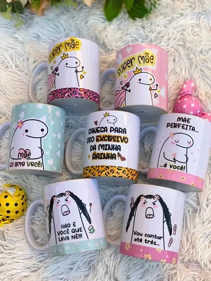 Arquivo Digital Arte Caneca Flork Dia das Mães