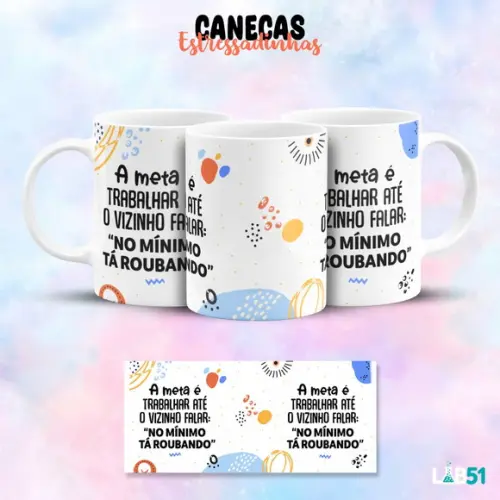 Arquivo Digital Arte Caneca Frases