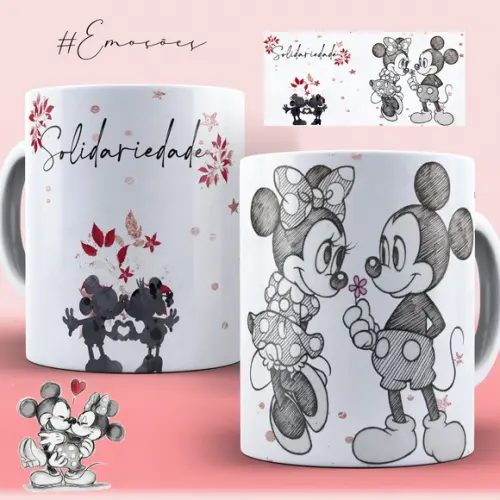 Arquivo Digital Arte Caneca Mickey