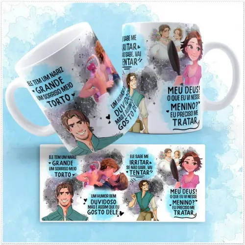 Arquivo Digital Arte Caneca Nariz Grande
