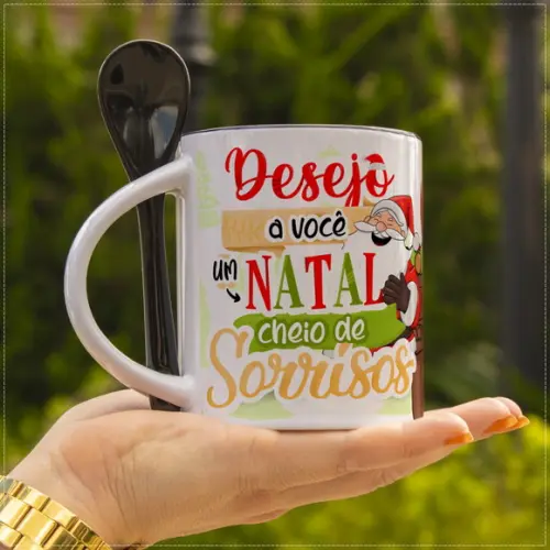 Arquivo Digital Arte Caneca Natal