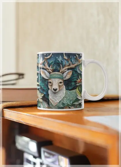 Arquivo Digital Arte Caneca Natal