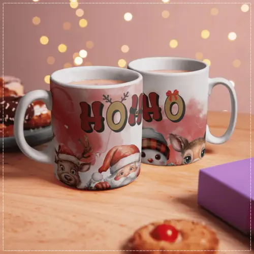 Arquivo Digital Arte Caneca Natal