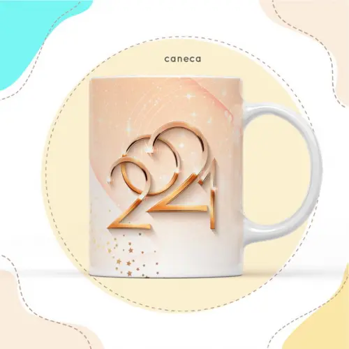 Arquivo Digital Arte Caneca Natal
