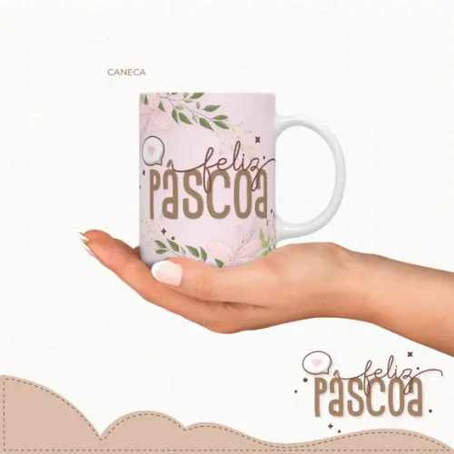 Arquivo Digital Arte Caneca Páscoa