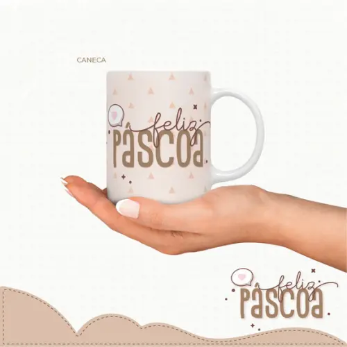 Arquivo Digital Arte Caneca Páscoa