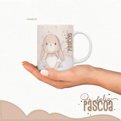 Arquivo Digital Arte Caneca Páscoa