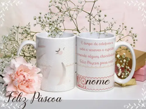 Arquivo Digital Arte Caneca Páscoa