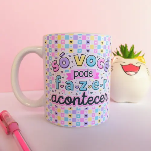 Arquivo Digital Arte Caneca Positividade