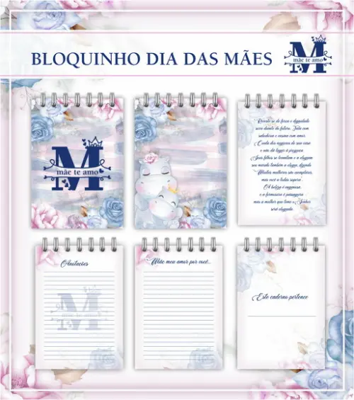 ARQUIVO DIGITAL BLOQUINHO DIA DAS MÃES